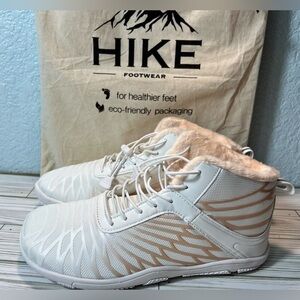Hike Footwear Lorax Winter Ergonomic Supportive Barefoot boot Unisex white EU 40